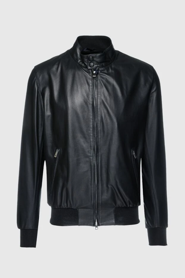 Tombolini мужские куртка кожаная черная мужская купить с ценами и фото 157329 - фото 1