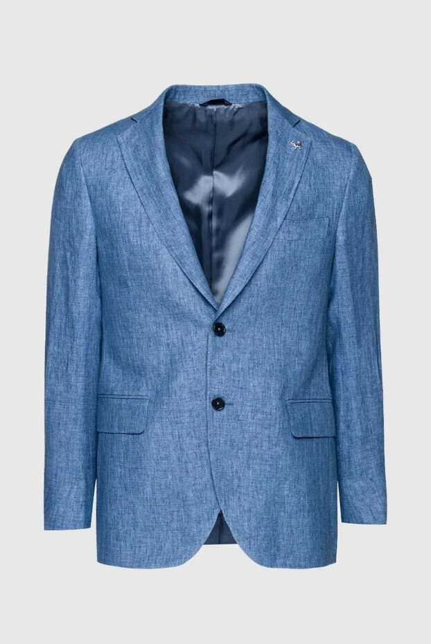 Tombolini man blue linen jacket for men 157333 - photo 1