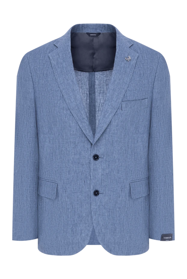 Tombolini light blue jacket made of natural linen for the summer season 157333 - photo 1