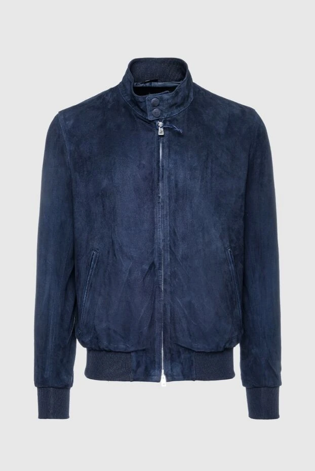 Tombolini man blue suede jacket for men buy with prices and photos 157337 - photo 1