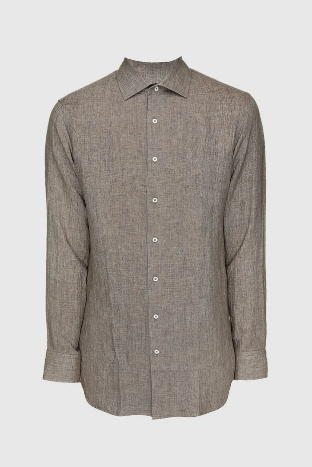 Tombolini man men's beige linen shirt buy with prices and photos 157338 - photo 1
