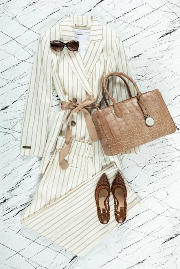 Panicale classic women's flowing top white 157351 - photo 3