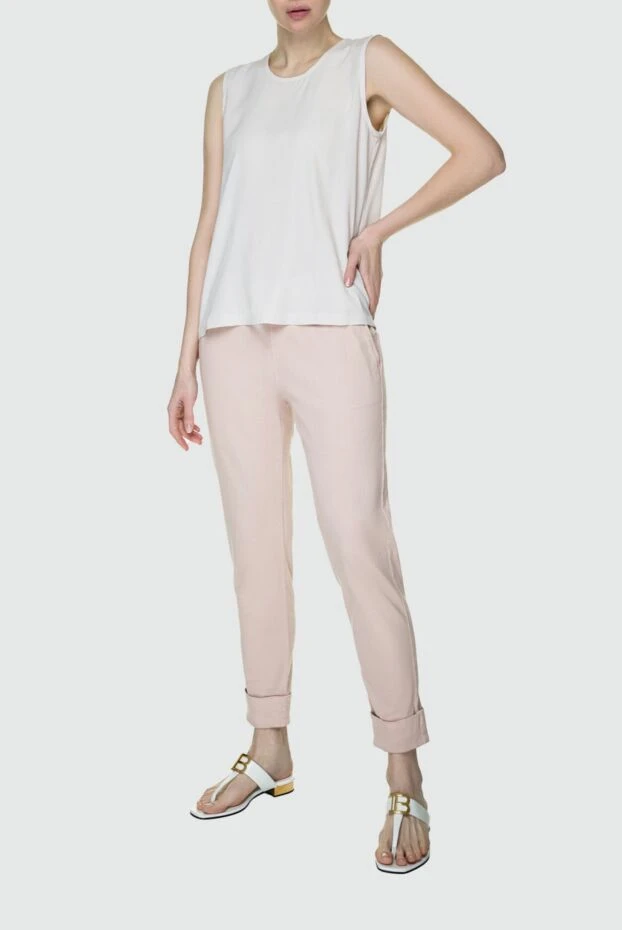Panicale woman white acetate and silk top for women buy with prices and photos 157352 - photo 2