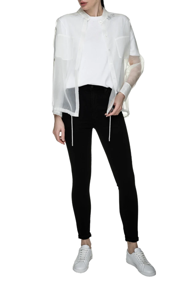 Panicale жіночі блуза з шовку біла жіноча купити фото з цінами 157355 - фото 2