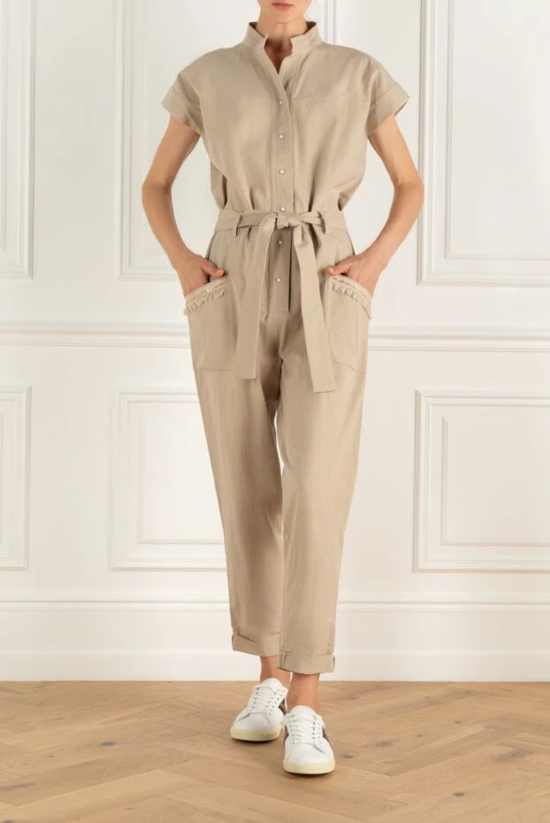 Panicale woman beige overalls for women buy with prices and photos 157358 - photo 2