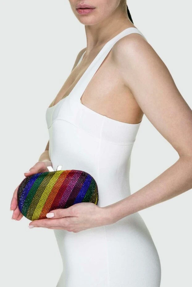 Olga Berg woman multicolored polyamide clutch for women 157392 - photo 2