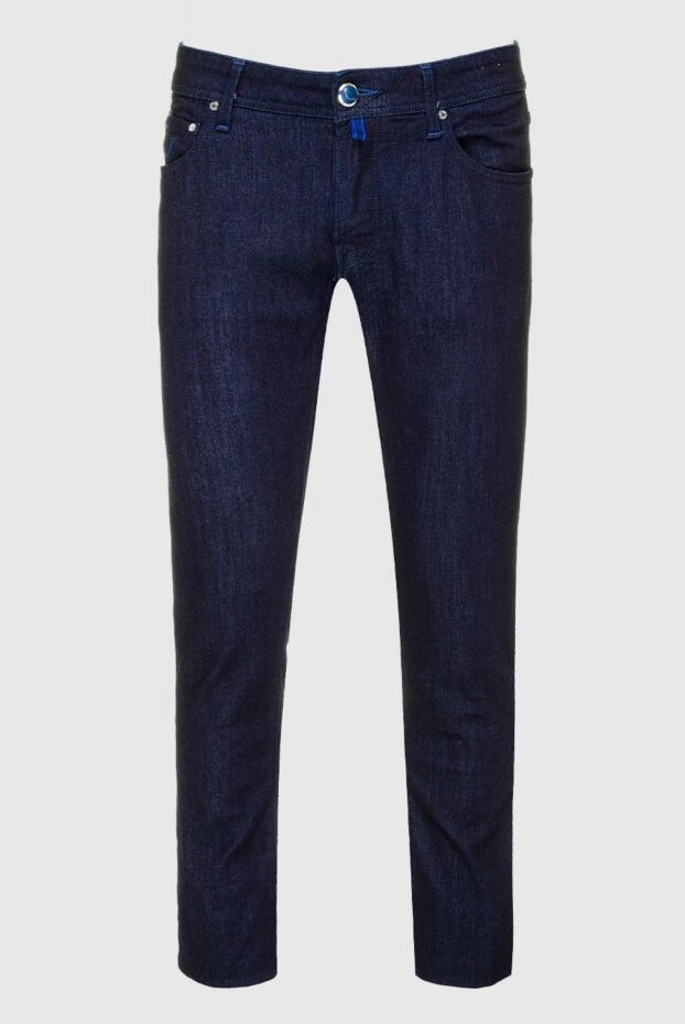 Jacob Cohen мужские джинсы из хлопка и полиэстера синие мужские купить с ценами и фото 157429 - фото 1