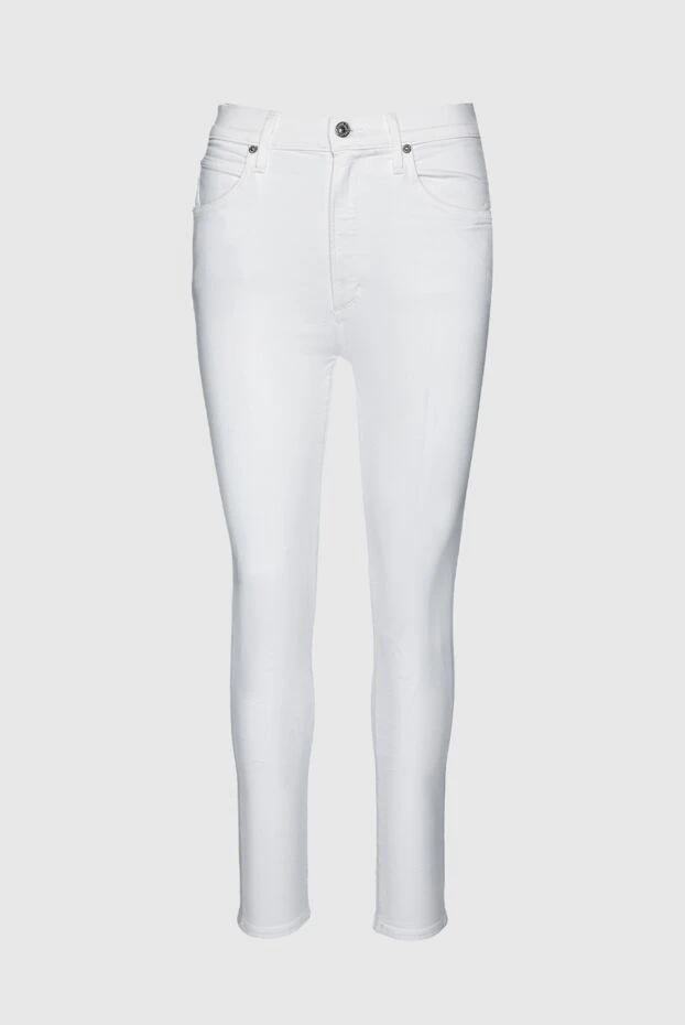 Citizens of Humanity женские джинсы из хлопка белые женские купить с ценами и фото 157439 - фото 1