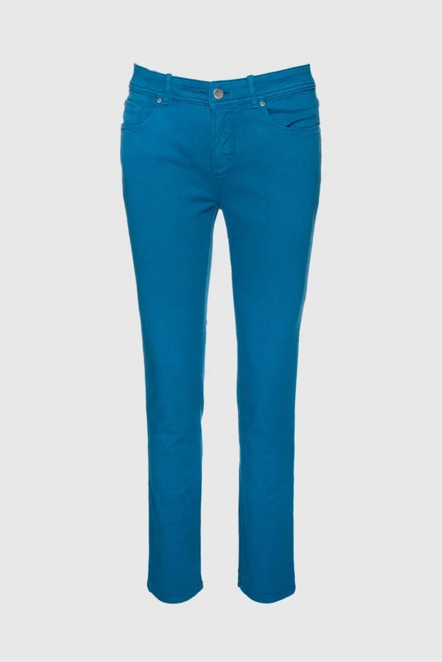 Loro Piana женские джинсы из хлопка синие женские купить с ценами и фото 157454 - фото 1