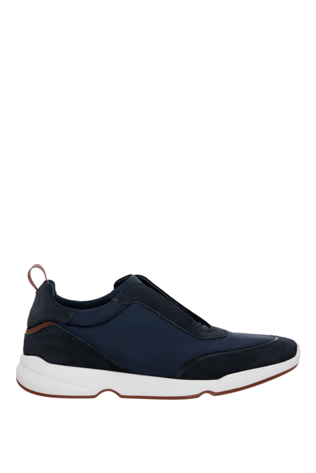Loro Piana man sneakers made of polyamide and nubuck blue for men buy with prices and photos 157461 - photo 1