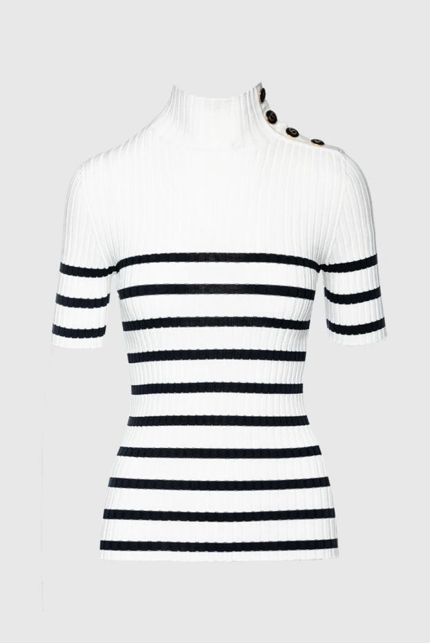 Dior жіночі джемпер з бавовни жіночий білий купити фото з цінами 157466 - фото 1