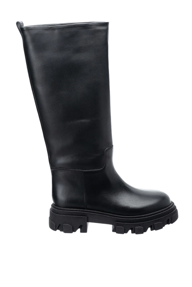 Gia Borghini woman black leather boots for women buy with prices and photos 157472 - photo 1