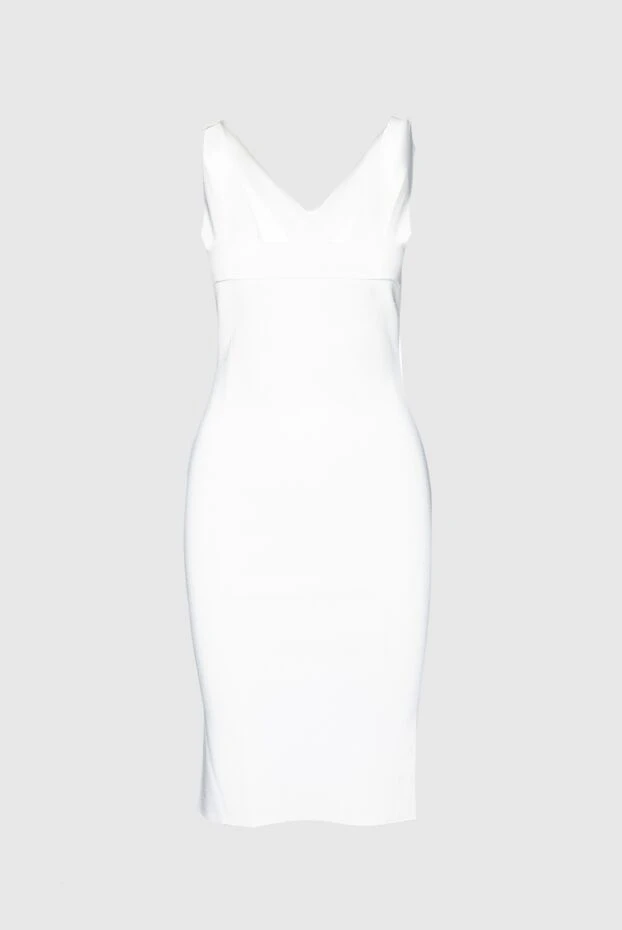 P.A.R.O.S.H. женские платье из вискозы и полиамида белое женское купить с ценами и фото 157476 - фото 1