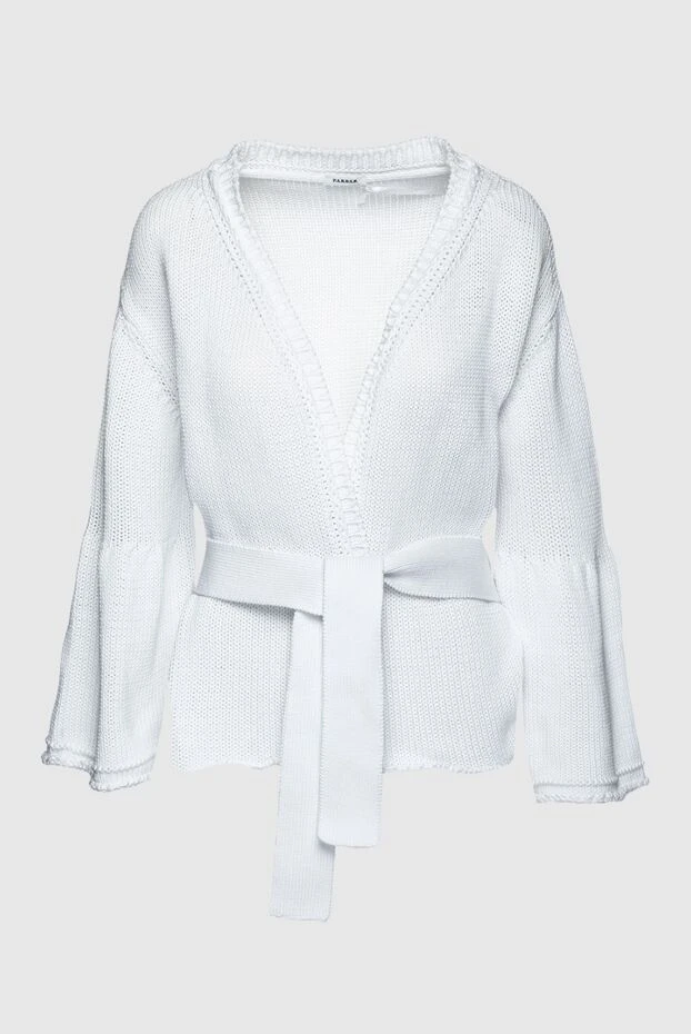P.A.R.O.S.H. woman white cotton cardigan for women buy with prices and photos 157479 - photo 1