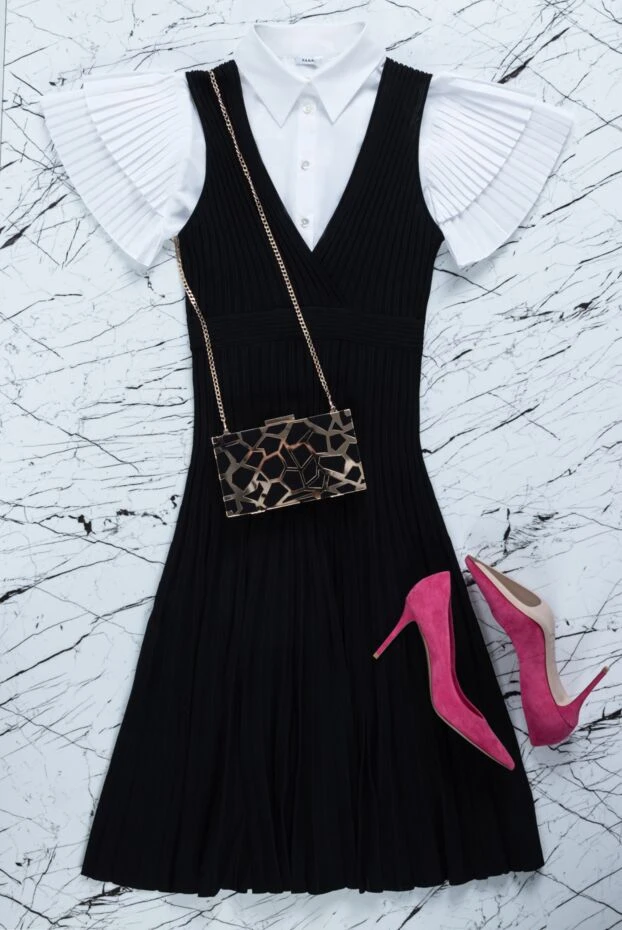 P.A.R.O.S.H. women's blouse with ruffled sleeves white 157483 - photo 2