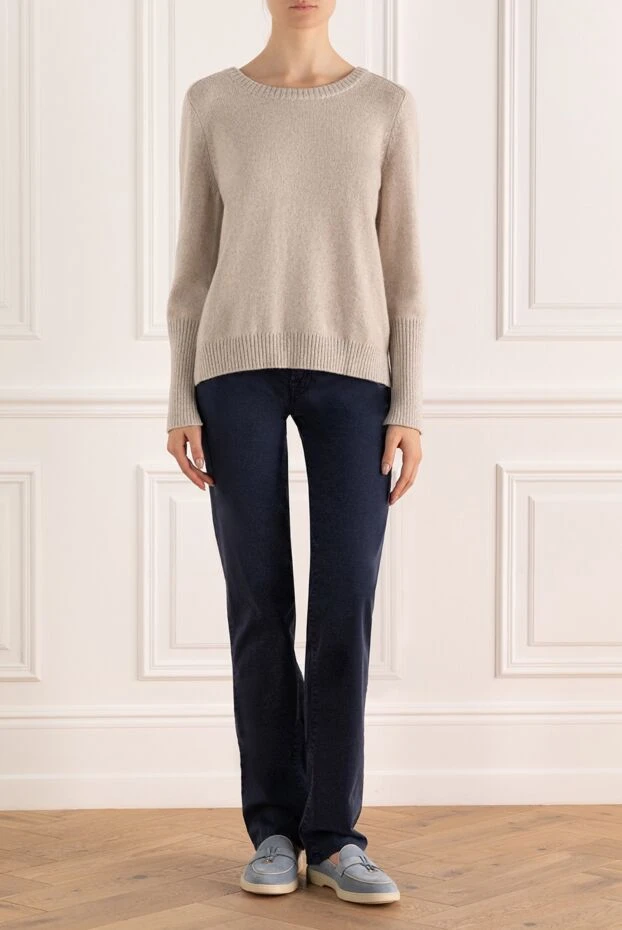 Gran Sasso woman gray cashmere jumper for women buy with prices and photos 157510 - photo 2