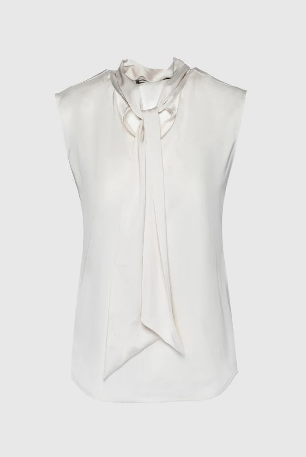 D.Exterior woman white polyester and elastane blouse for women buy with prices and photos 157529 - photo 1