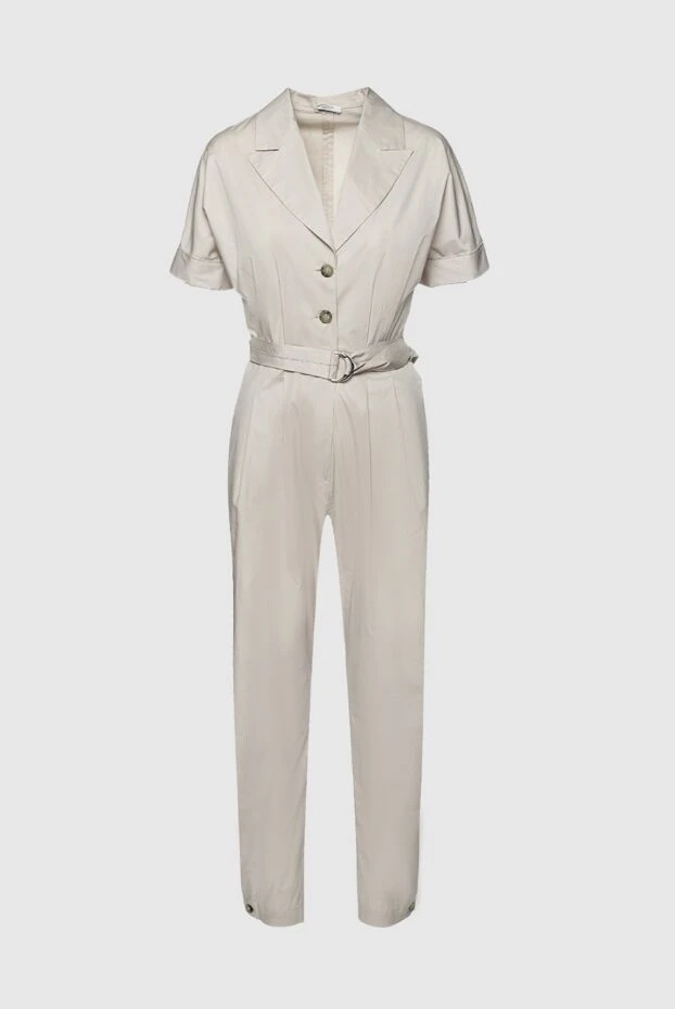 Peserico woman beige women's cotton and elastane jumpsuit buy with prices and photos 157547 - photo 1