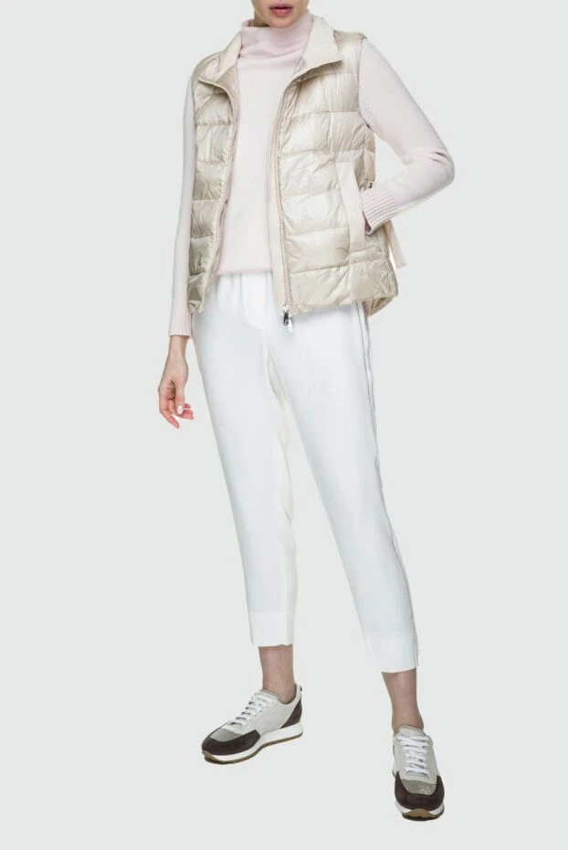 Peserico woman white acetate and viscose trousers for women buy with prices and photos 157566 - photo 2