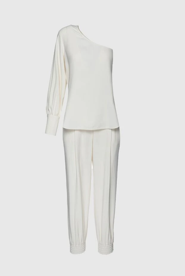 Erika Cavallini pantsuit made of viscose and acrylic white for women 157629 - photo 1