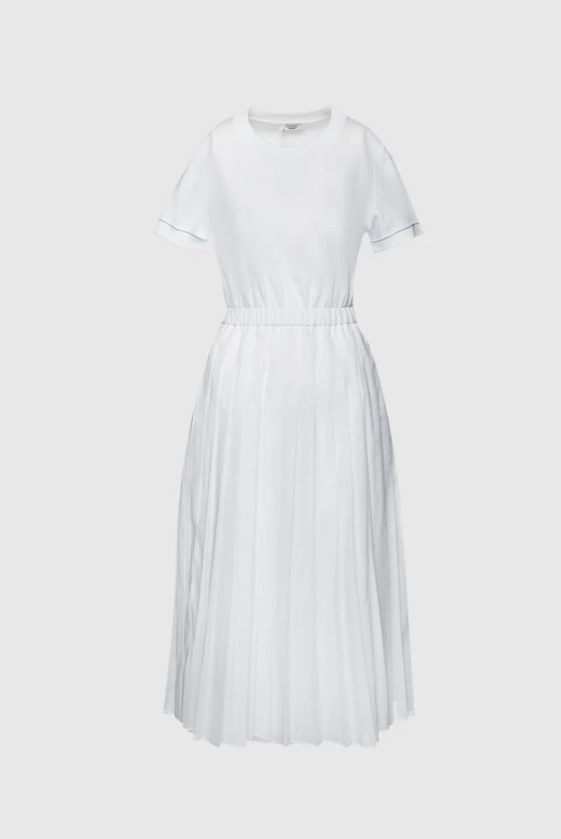 Peserico woman white cotton dress for women 157647 - photo 1