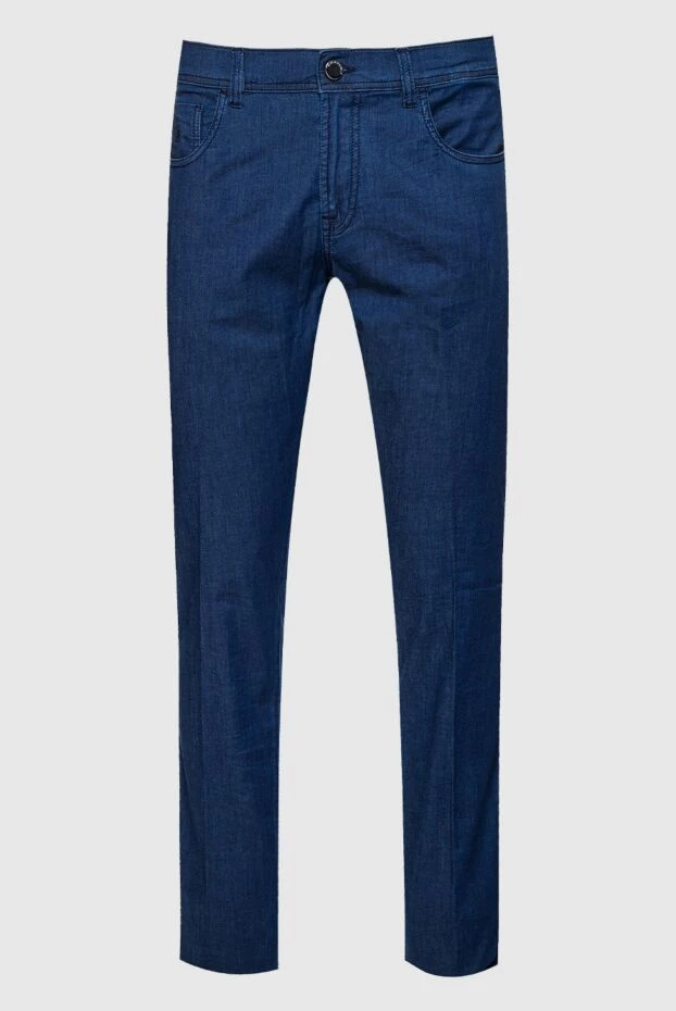 Scissor Scriptor мужские джинсы из хлопка и полиуретана синие мужские купить с ценами и фото 157667 - фото 1