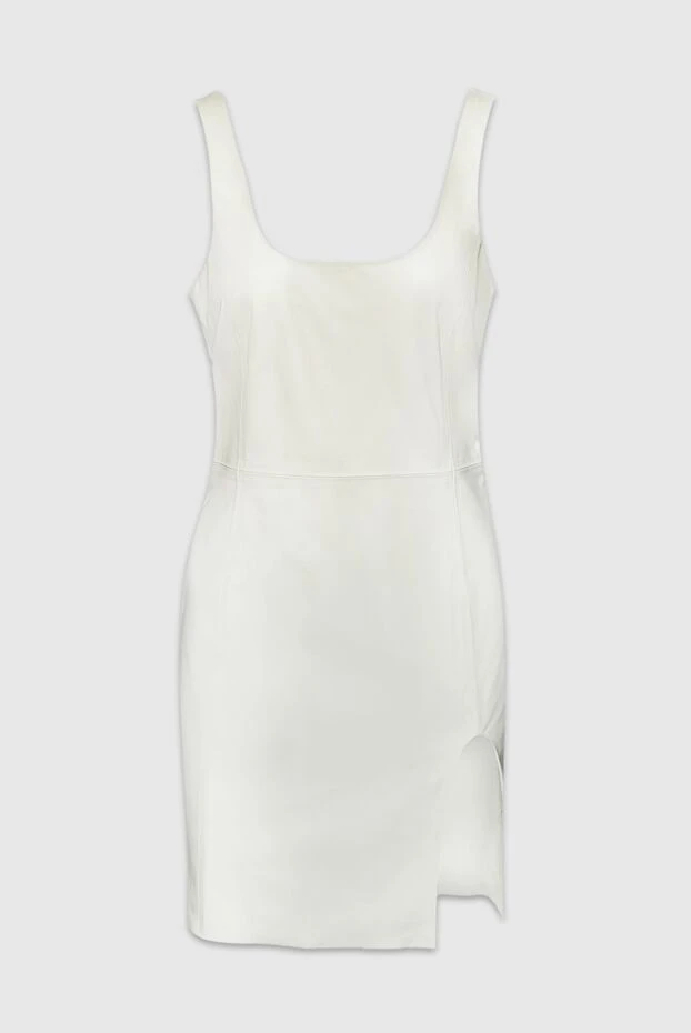 DROMe woman white leather dress for women 157693 - photo 1