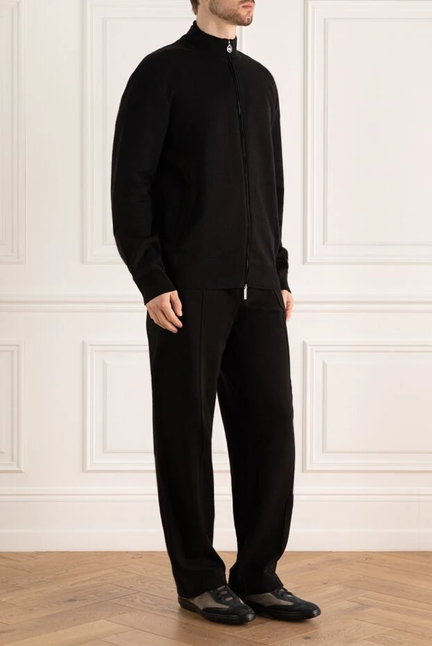 Stefano Ricci sports suit for men made of cotton black 157708 - photo 3