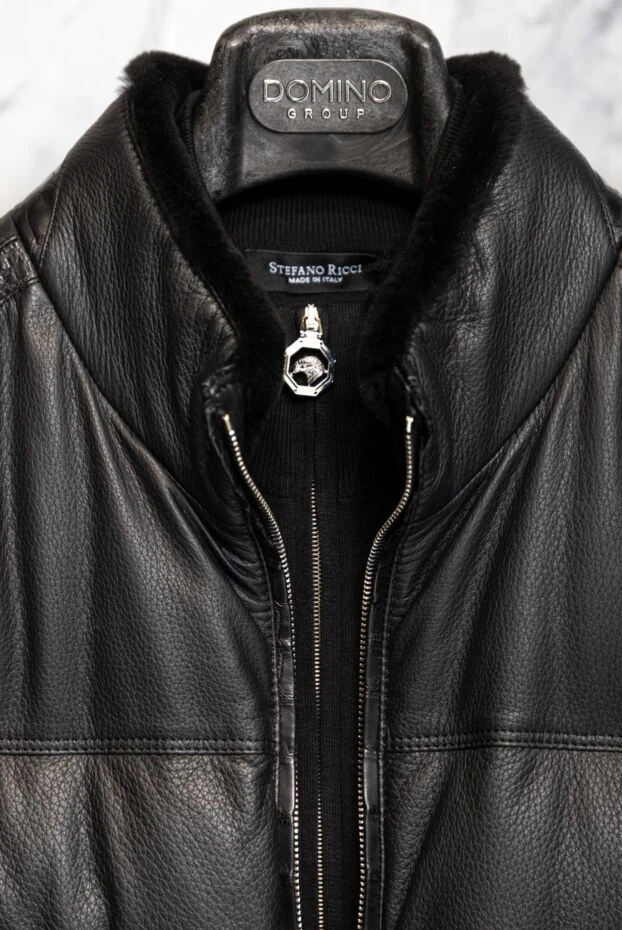 Stefano Ricci костюм спортивний чоловічий з бавовни чорний 157708 - фото 3