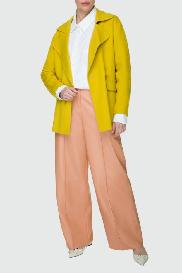 Herno woman yellow wool and angora jacket for women buy with prices and photos 157775 - photo 2