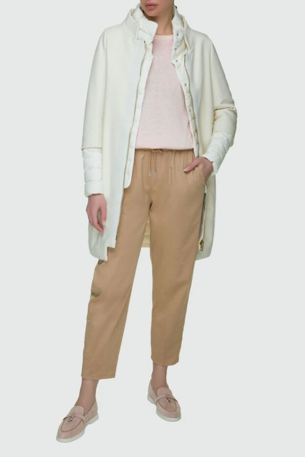 Herno женские пальто белое женское купить с ценами и фото 157776 - фото 2
