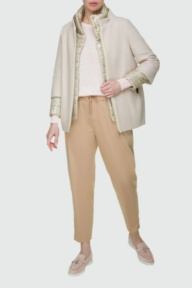 Herno женские куртка из шерсти и полиамида розовая женская купить с ценами и фото 157780 - фото 2