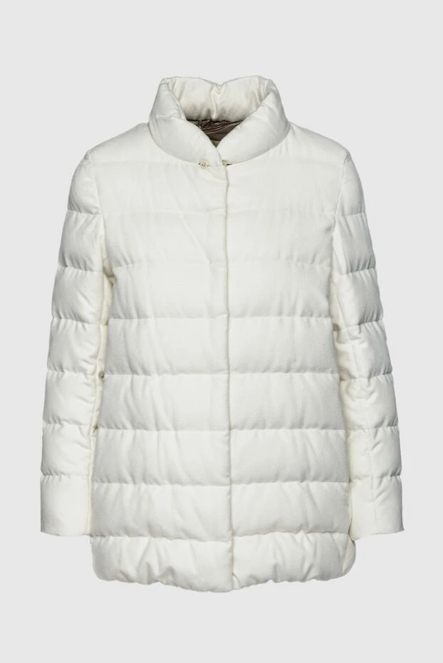 Herno woman down jacket made of silk and cashmere, white for women buy with prices and photos 157784 - photo 1