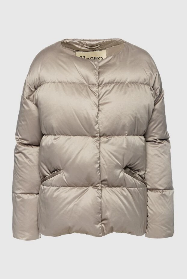Herno woman beige polyamide down jacket for women buy with prices and photos 157794 - photo 1