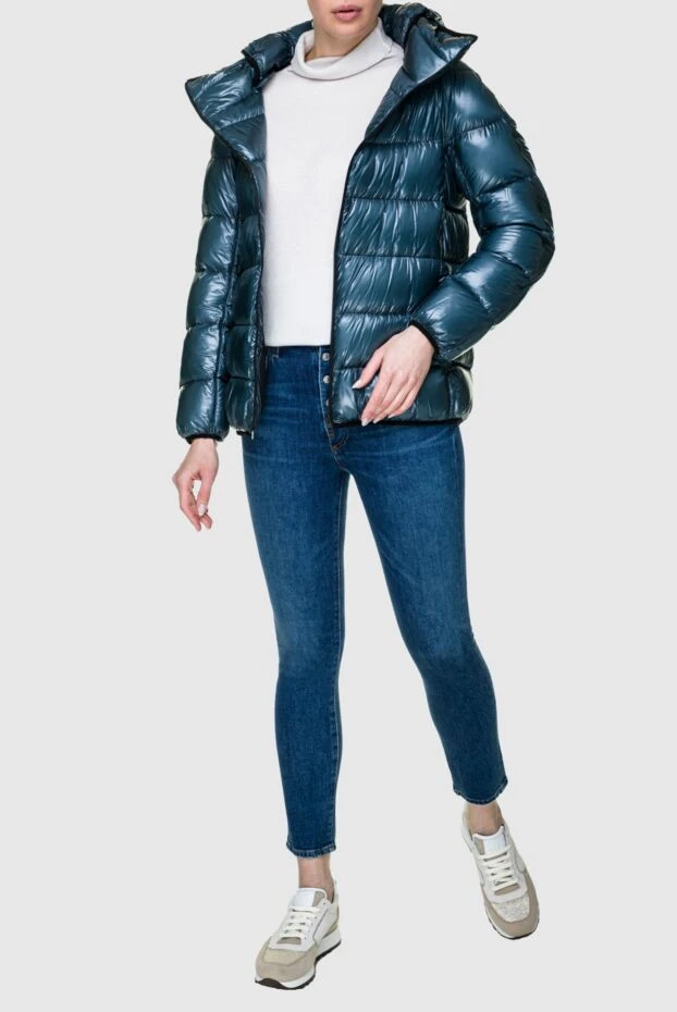Herno woman women's blue polyamide down jacket buy with prices and photos 157807 - photo 2