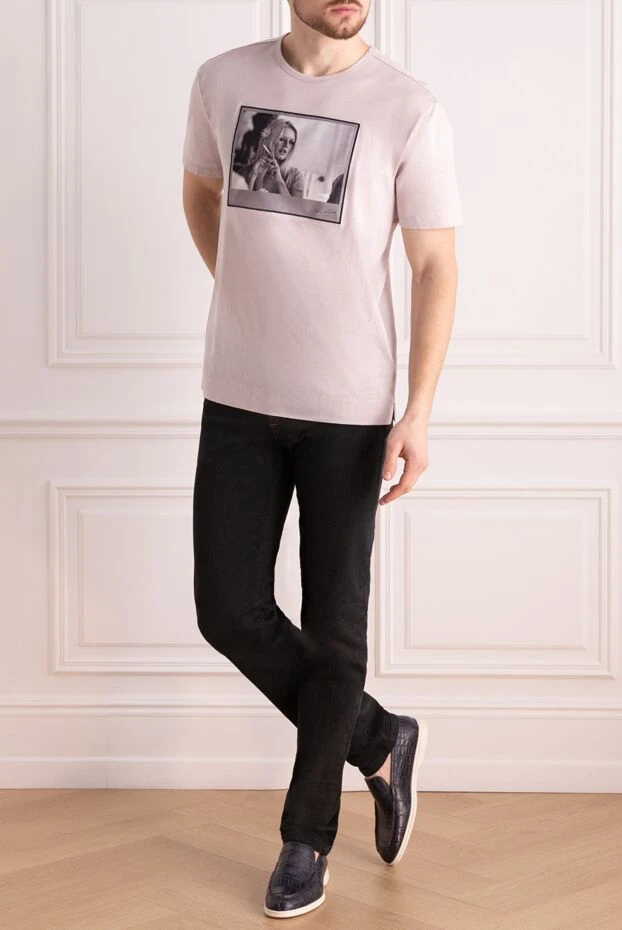 Limitato мужские футболка из хлопка белая мужская купить с ценами и фото 157835 - фото 2