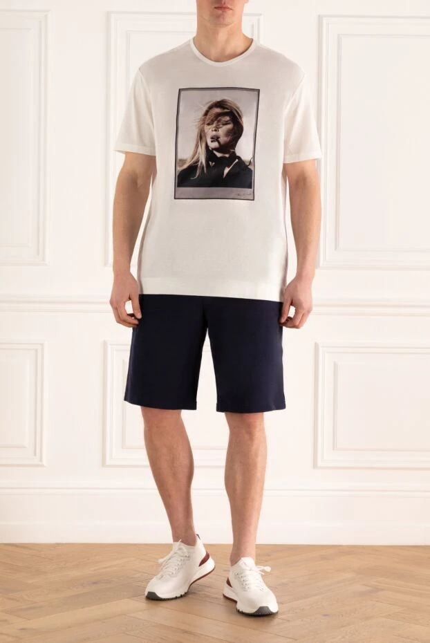 Limitato мужские футболка из хлопка белая мужская купить с ценами и фото 157837 - фото 2