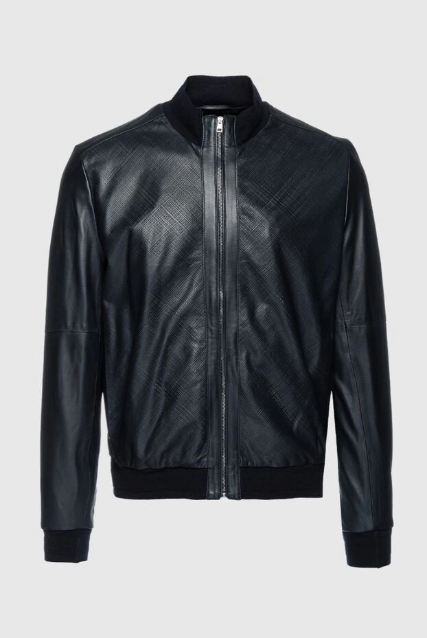 Cesare di Napoli black leather jacket for men 157871 - photo 1