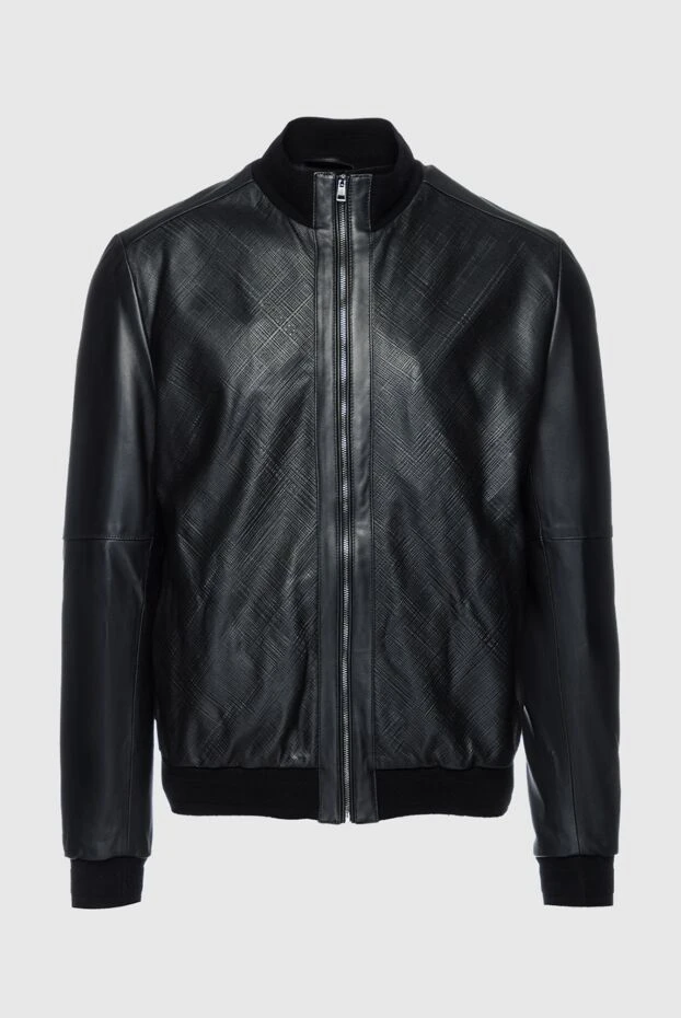 Cesare di Napoli man black leather jacket for men buy with prices and photos 157872 - photo 1