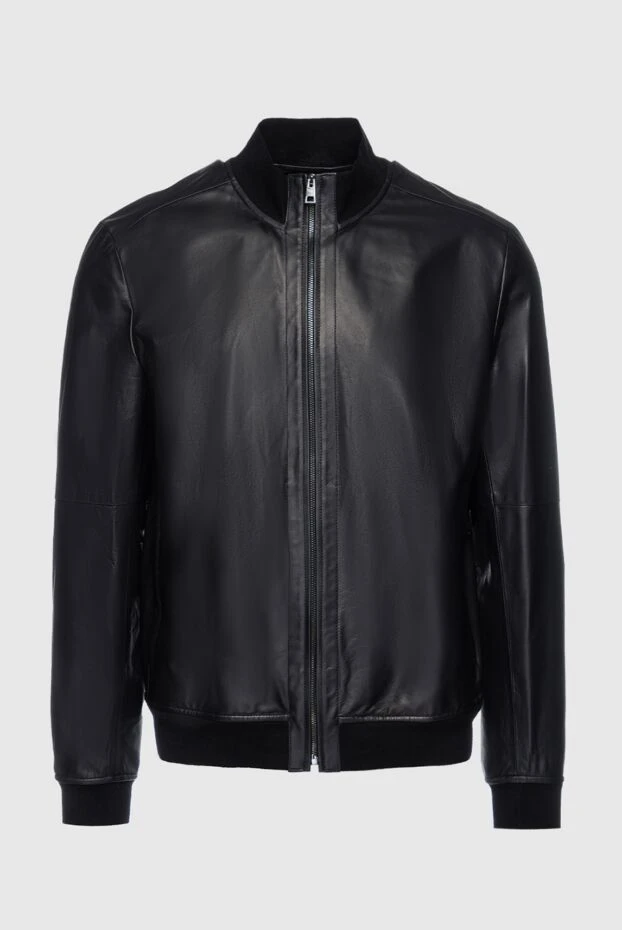 Cesare di Napoli black leather jacket for men 157874 - photo 1