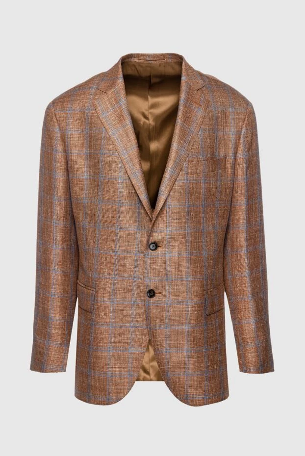 Lubiam мужские пиджак коричневый мужской купить с ценами и фото 157879 - фото 1
