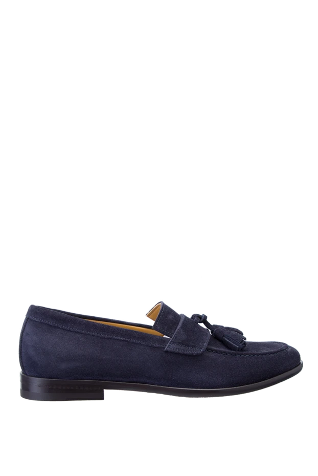 Roberto Morelli man blue suede loafers for men 157885 - photo 1