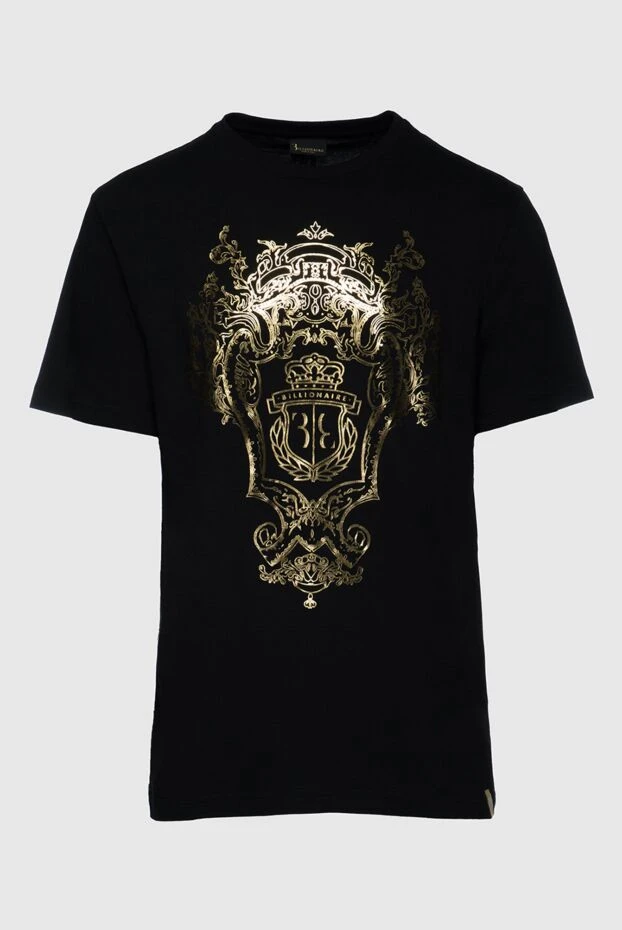 Billionaire man black cotton t-shirt for men buy with prices and photos 157888 - photo 1