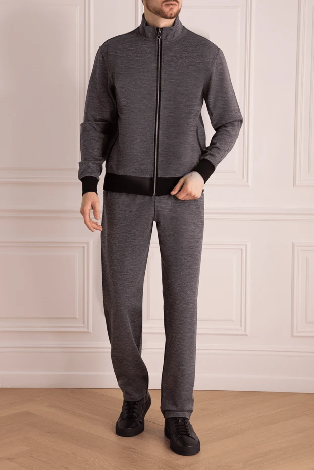 Billionaire man men's sports suit made of cotton and polyester, gray buy with prices and photos 157895 - photo 2