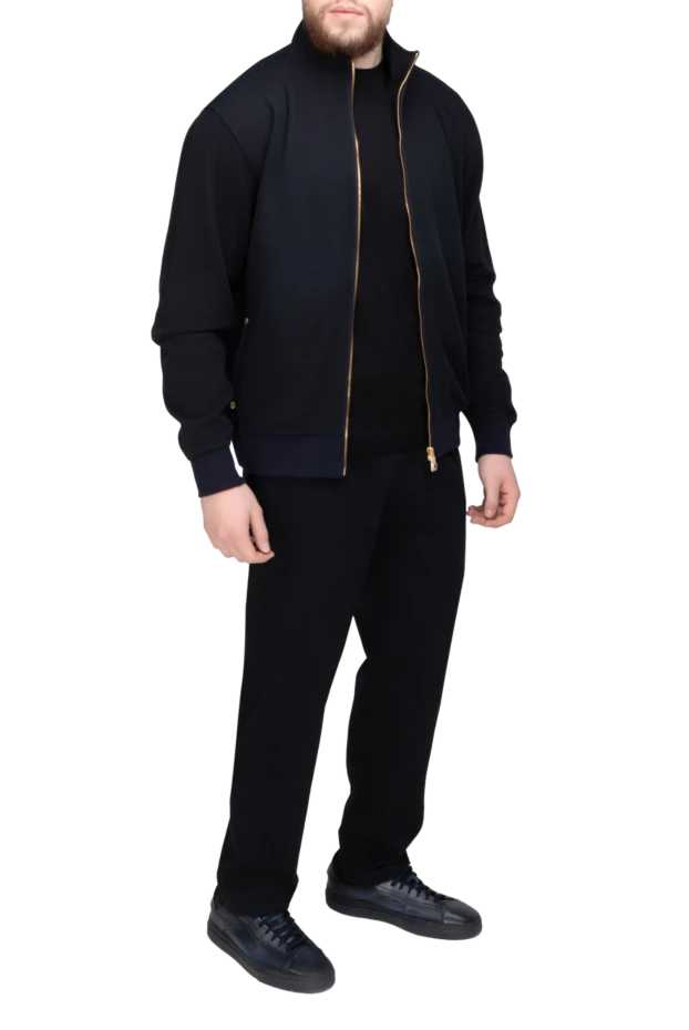 Billionaire man men's sports suit made of silk, cotton and polyamide, black buy with prices and photos 157900 - photo 2