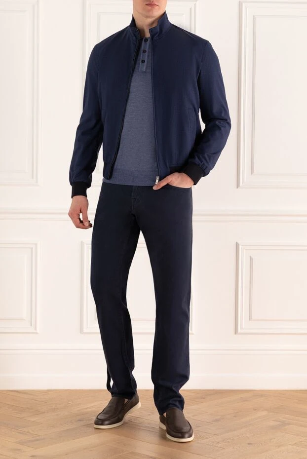 Tombolini man blue wool jacket for men buy with prices and photos 157929 - photo 2