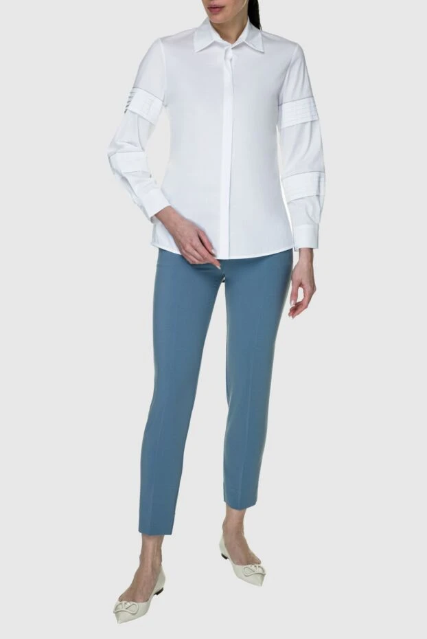 D.Exterior woman blue polyester trousers for women buy with prices and photos 157932 - photo 2