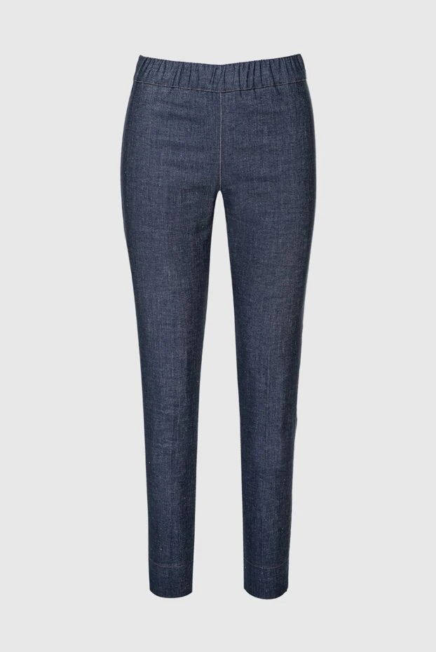 D.Exterior woman blue cotton and linen trousers for women buy with prices and photos 157942 - photo 1