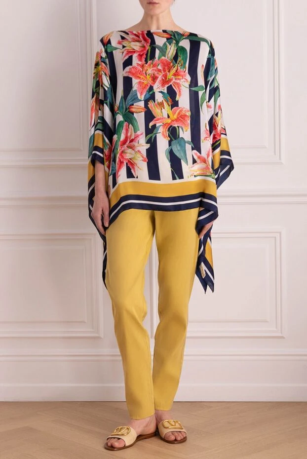 D.Exterior жіночі штани з льону та еластану жовті жіночі купити фото з цінами 157948 - фото 2