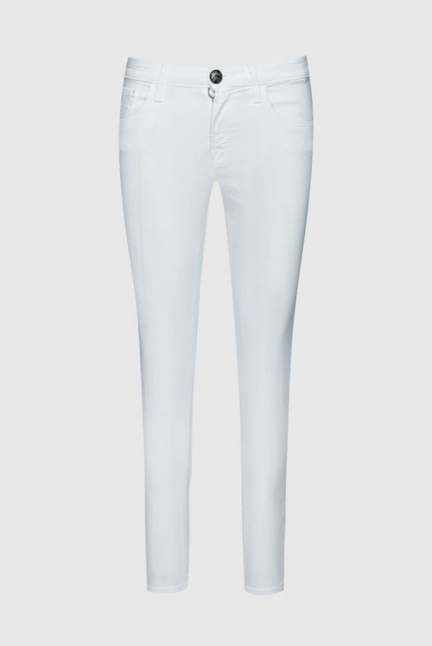 Jacob Cohen женские джинсы белые женские купить с ценами и фото 158041 - фото 1